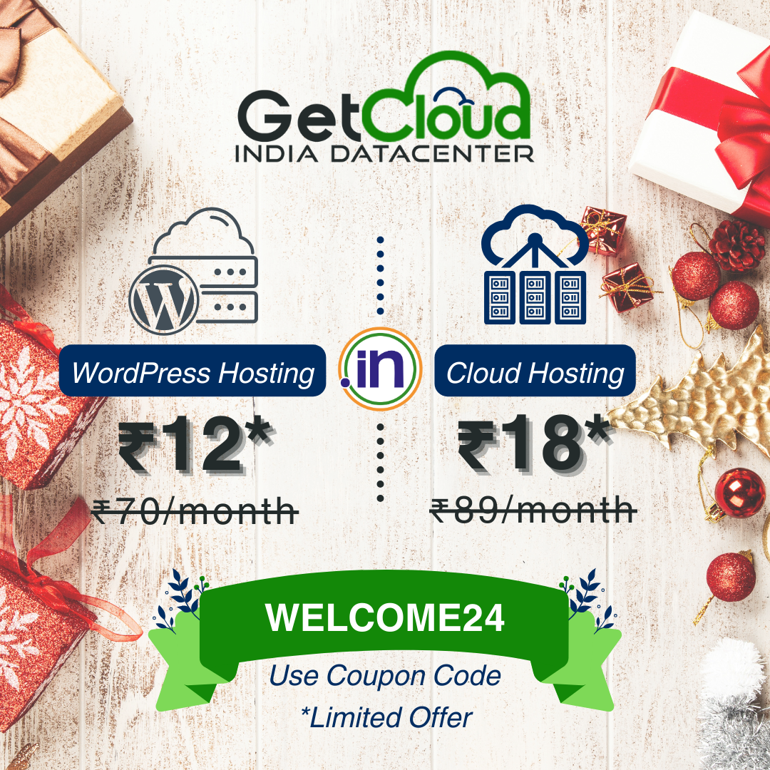 Host your website and app at best price with get cloud. Starts from rupees 49 per month.